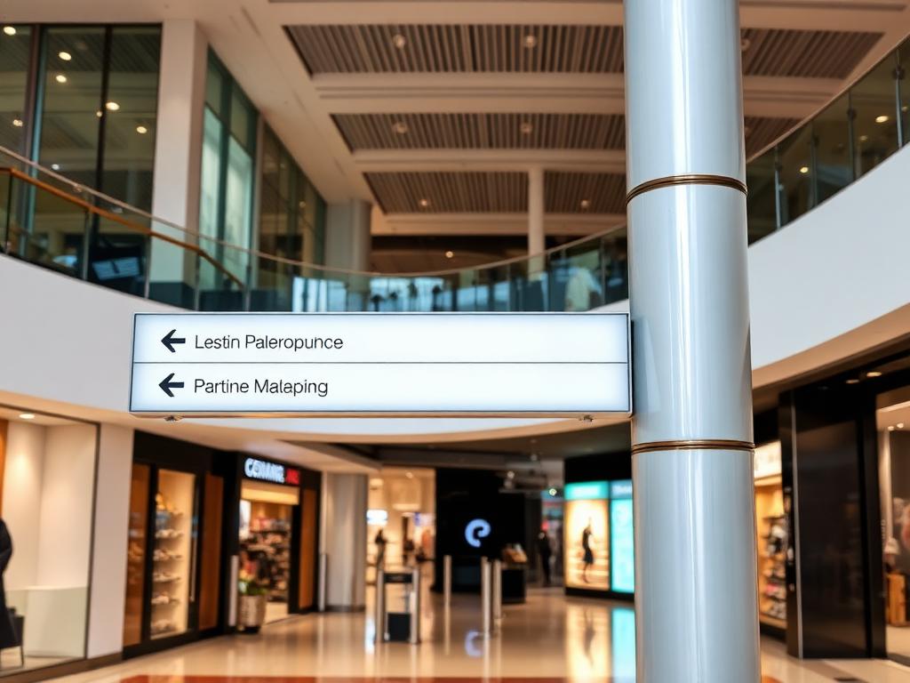 Signalétique centre commercial