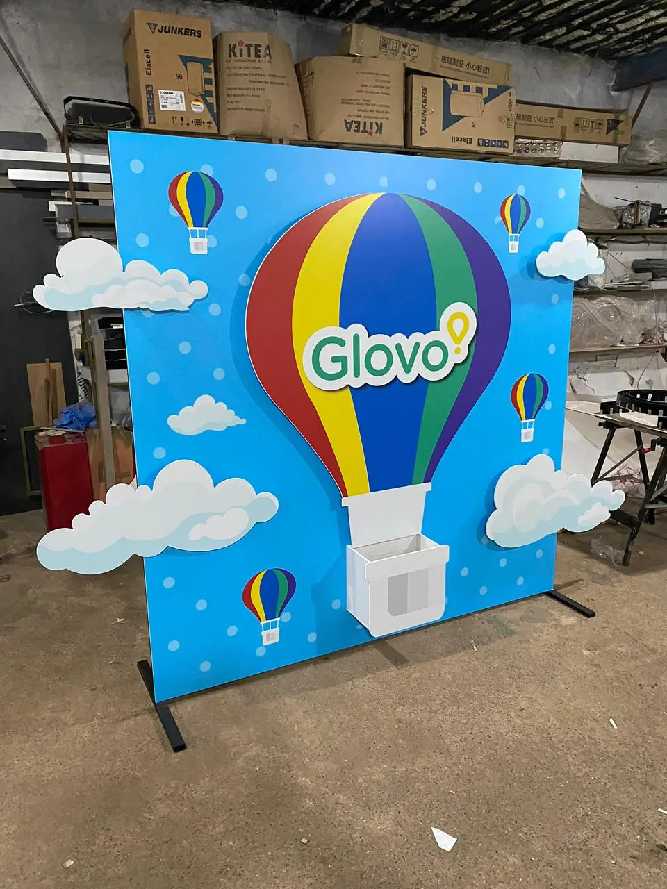 Stand Glovo - Casablanca | WORTHLICH Signalétique